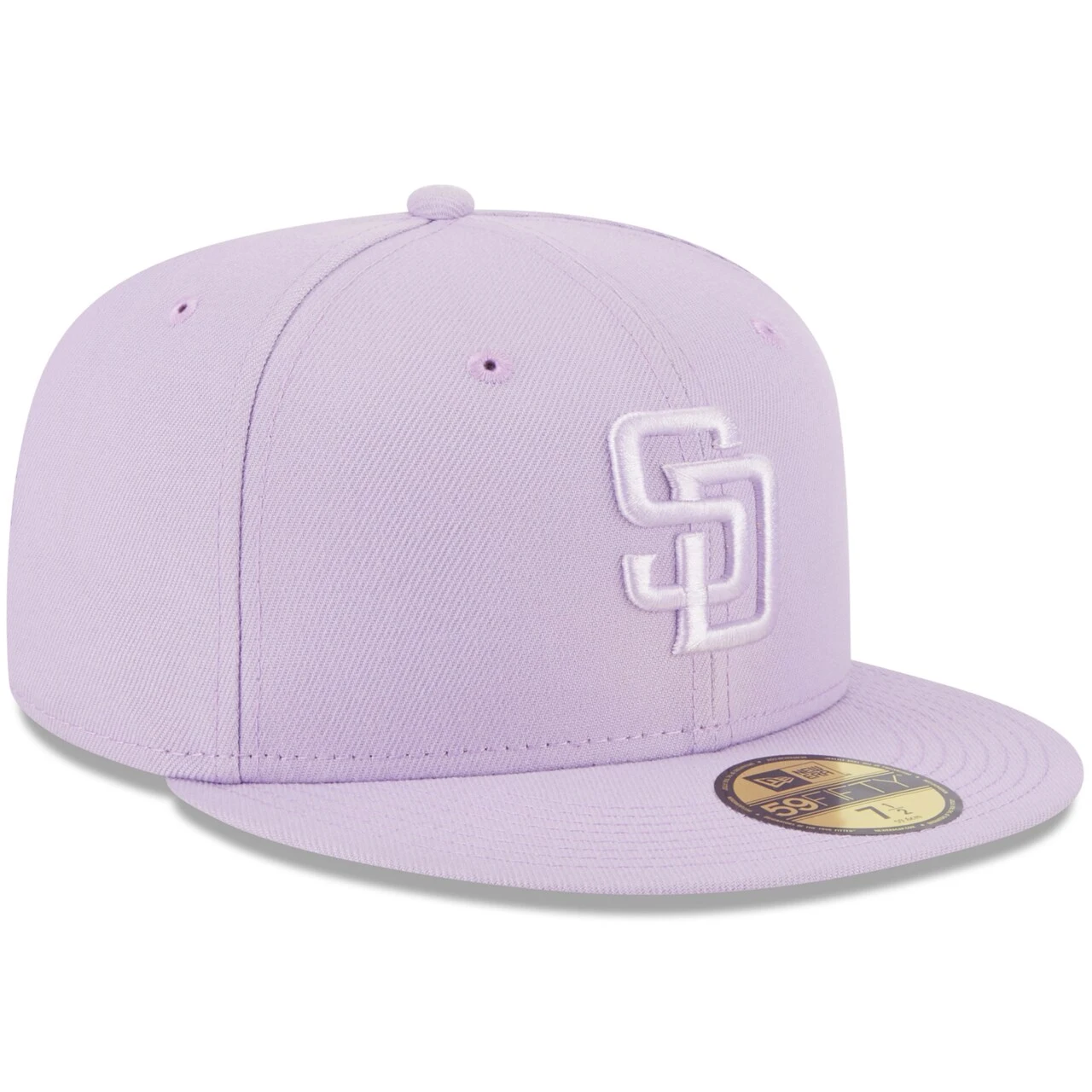 Men's San Diego Padres New Era Lavender 2023 Spring Color Basic 59FIFTY Fitted Hat 5 Men's San Diego Padres New Era Lavender 2023 Spring Color Basic 59FIFTY Fitted Hat - Image 3