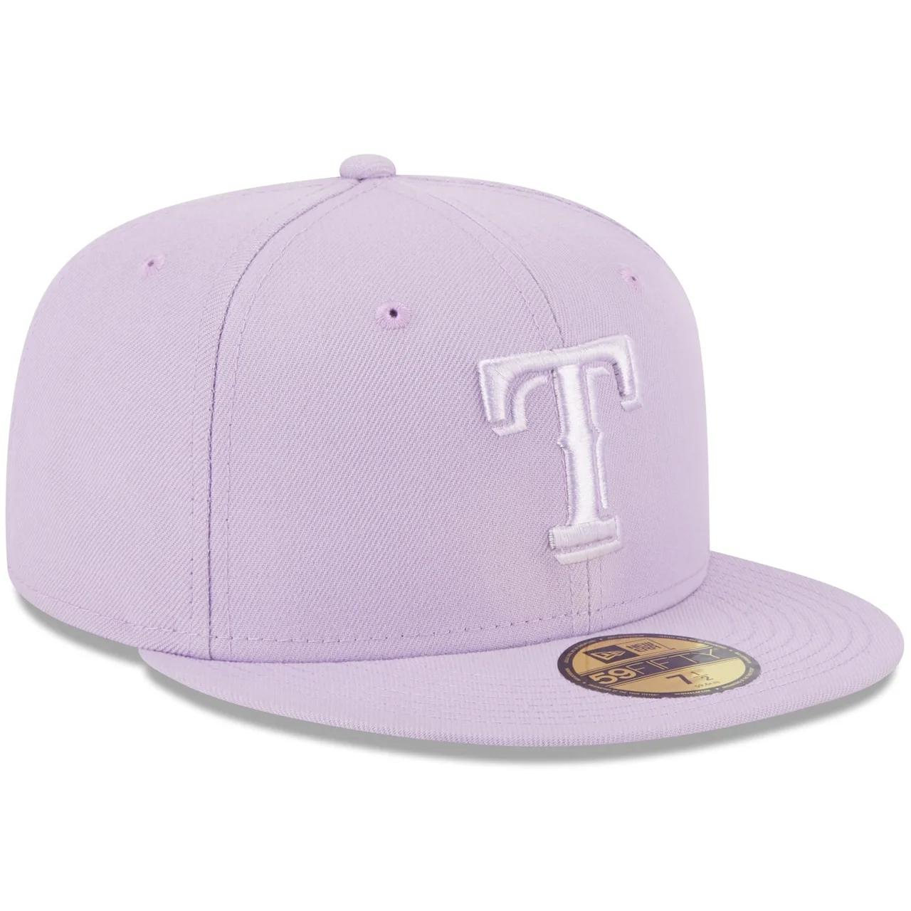 Men's Texas Rangers New Era Lavender 2023 Spring Color Basic 59FIFTY Fitted Hat 5 Men's Texas Rangers New Era Lavender 2023 Spring Color Basic 59FIFTY Fitted Hat - Image 3