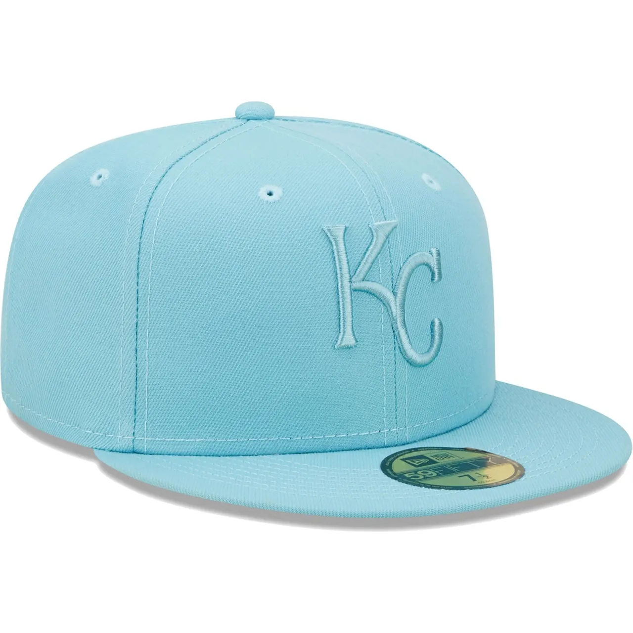 Men's Kansas City Royals New Era Light Blue Color Pack 59FIFTY Fitted Hat 5 Men's Kansas City Royals New Era Light Blue Color Pack 59FIFTY Fitted Hat - Image 3