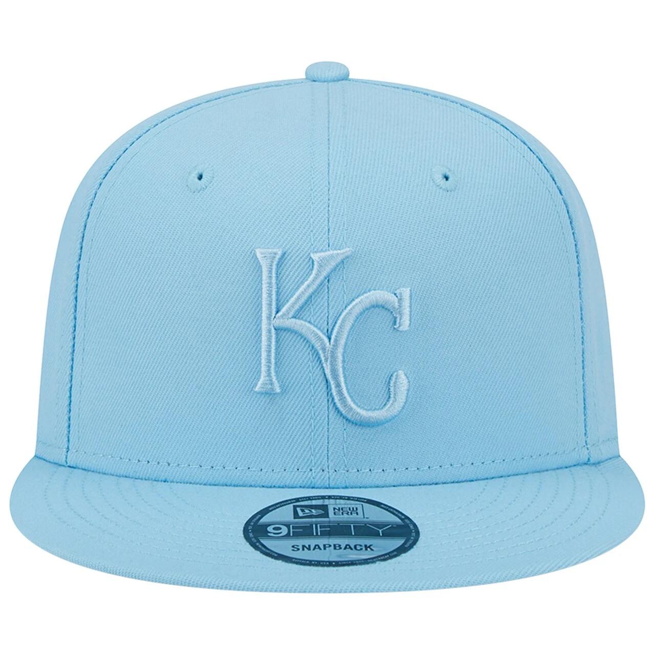 Men's Kansas City Royals New Era Light Blue Spring Color Basic 9FIFTY Snapback Hat 4 Men's Kansas City Royals New Era Light Blue Spring Color Basic 9FIFTY Snapback Hat - Image 2