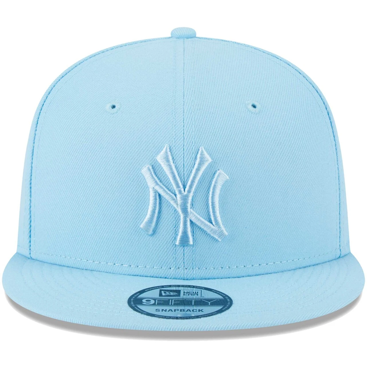 Men's New York Yankees New Era Light Blue Spring Color Basic 9FIFTY Snapback Hat 4 Men's New York Yankees New Era Light Blue Spring Color Basic 9FIFTY Snapback Hat - Image 2