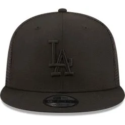 Men's Los Angeles Dodgers New Era Blackout Trucker 9FIFTY Snapback Hat -San Diego Padres Caps Sales mens new era los angeles dodgers blackout trucker 9fifty snapback hat pi4416000 altimages ff 4416119 723a7018ef46a23a6496alt2 full