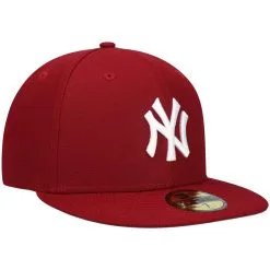 Men's New York Yankees New Era Maroon White Logo 59FIFTY Fitted Hat -San Diego Padres Caps Sales mens new era maroon new york yankees white logo 59fifty fitted hat pi4208000 altimages ff 4208694 edbc6a5e17f40f512c0ealt3 full