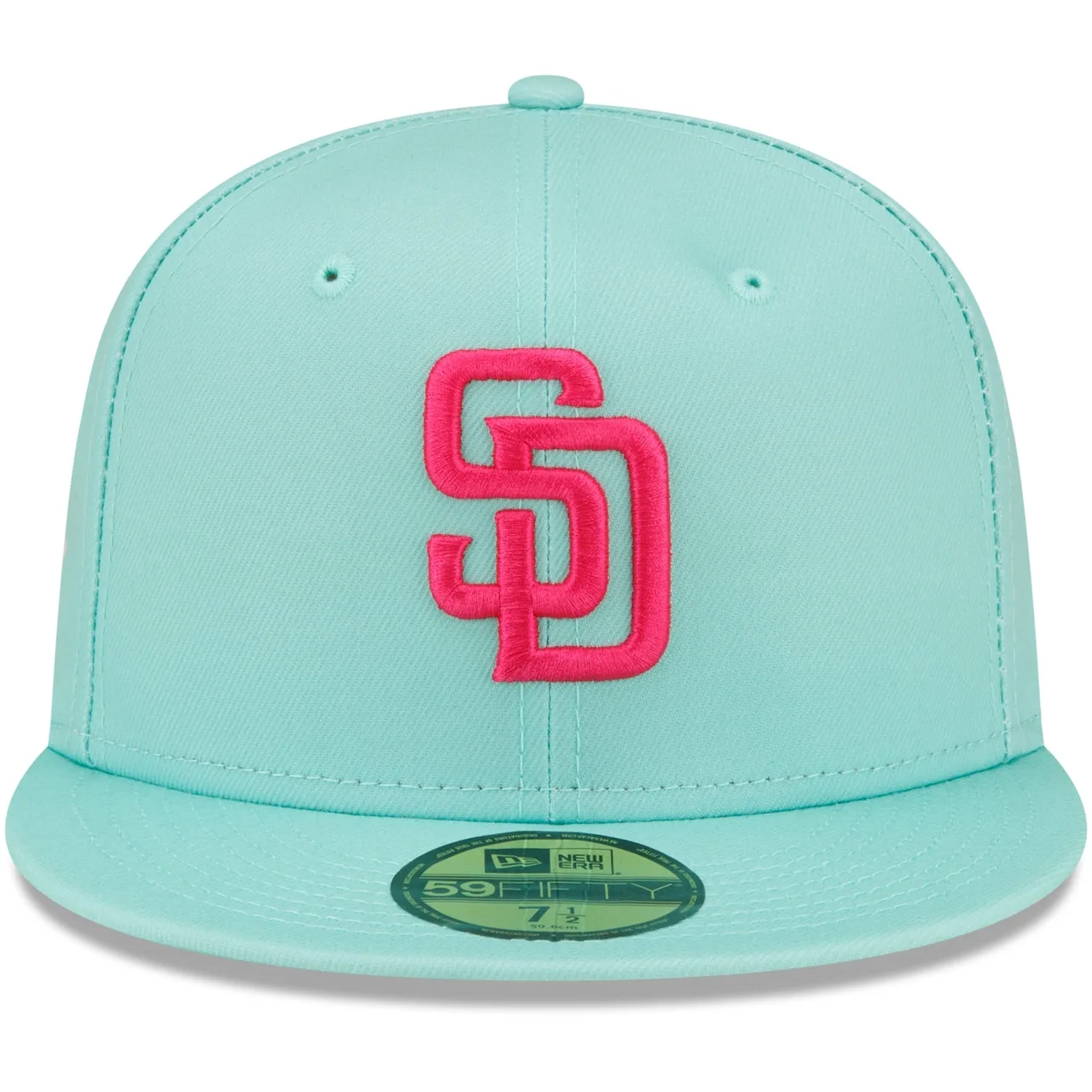 Men's San Diego Padres New Era Mint 2022 City Connect 59FIFTY Fitted Hat 4 Men's San Diego Padres New Era Mint 2022 City Connect 59FIFTY Fitted Hat - Image 2