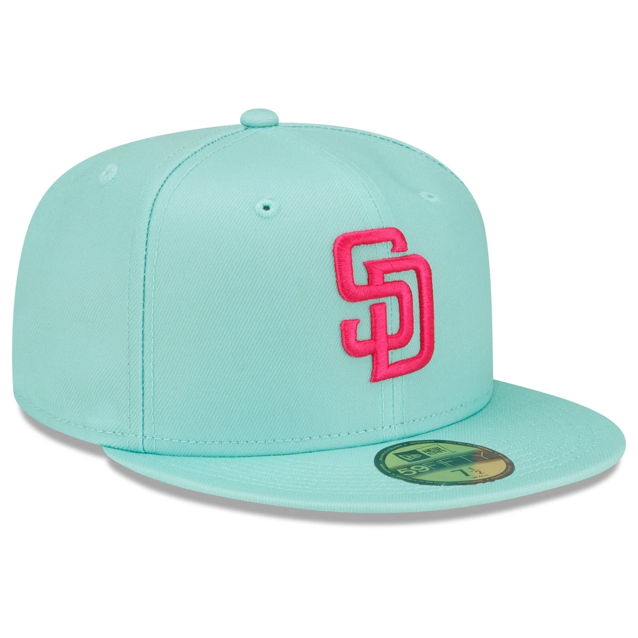 Men's San Diego Padres New Era Mint 2022 City Connect 59FIFTY Fitted Hat 5 Men's San Diego Padres New Era Mint 2022 City Connect 59FIFTY Fitted Hat - Image 3