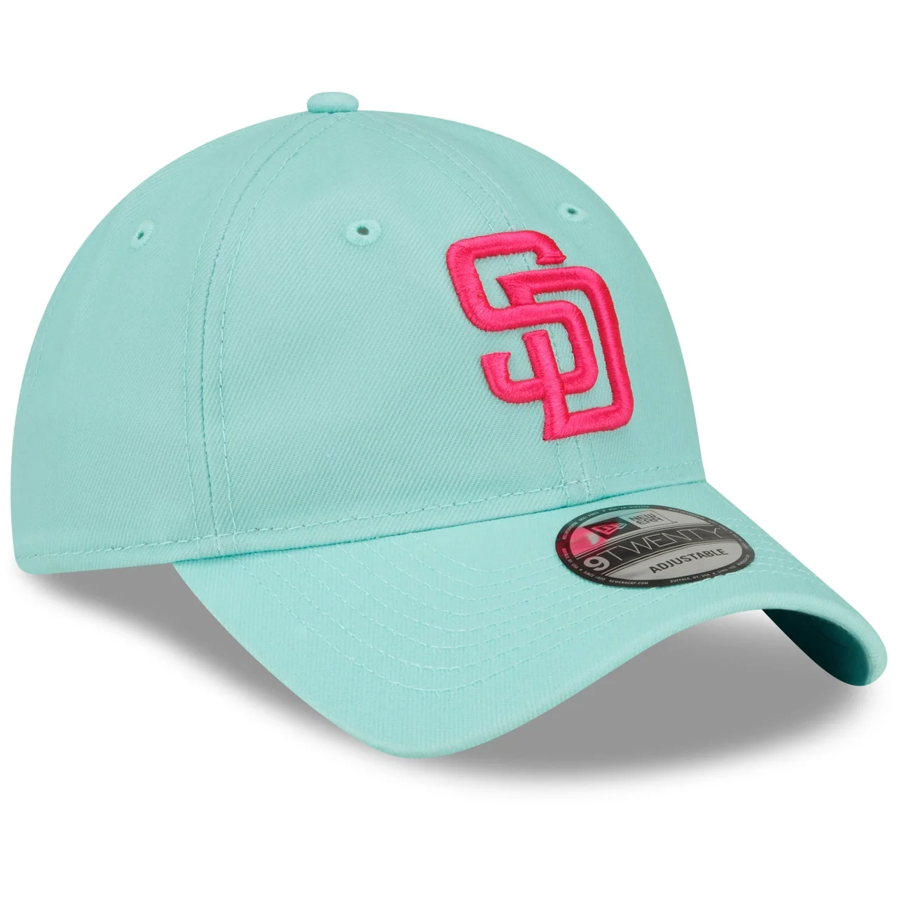 Men's San Diego Padres New Era Mint 2022 City Connect 9TWENTY Adjustable Hat 5 Men's San Diego Padres New Era Mint 2022 City Connect 9TWENTY Adjustable Hat - Image 3