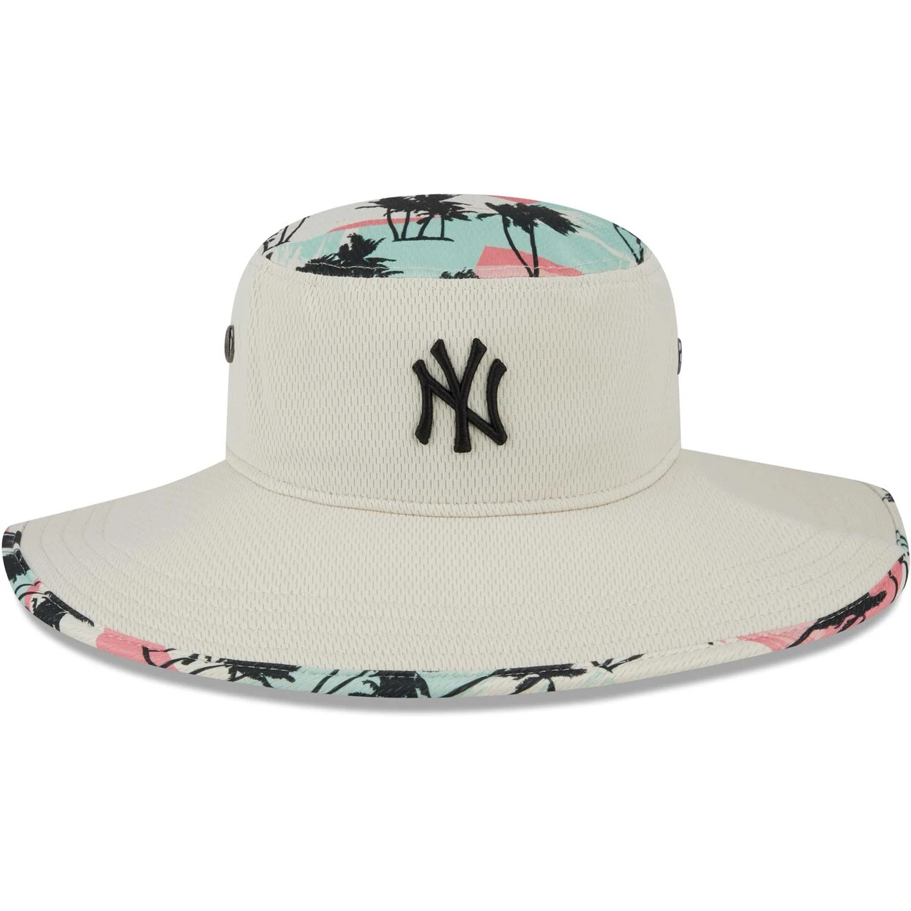 Men's New York Yankees New Era Natural Retro Beachin' Bucket Hat 3 Men's New York Yankees New Era Natural Retro Beachin' Bucket Hat