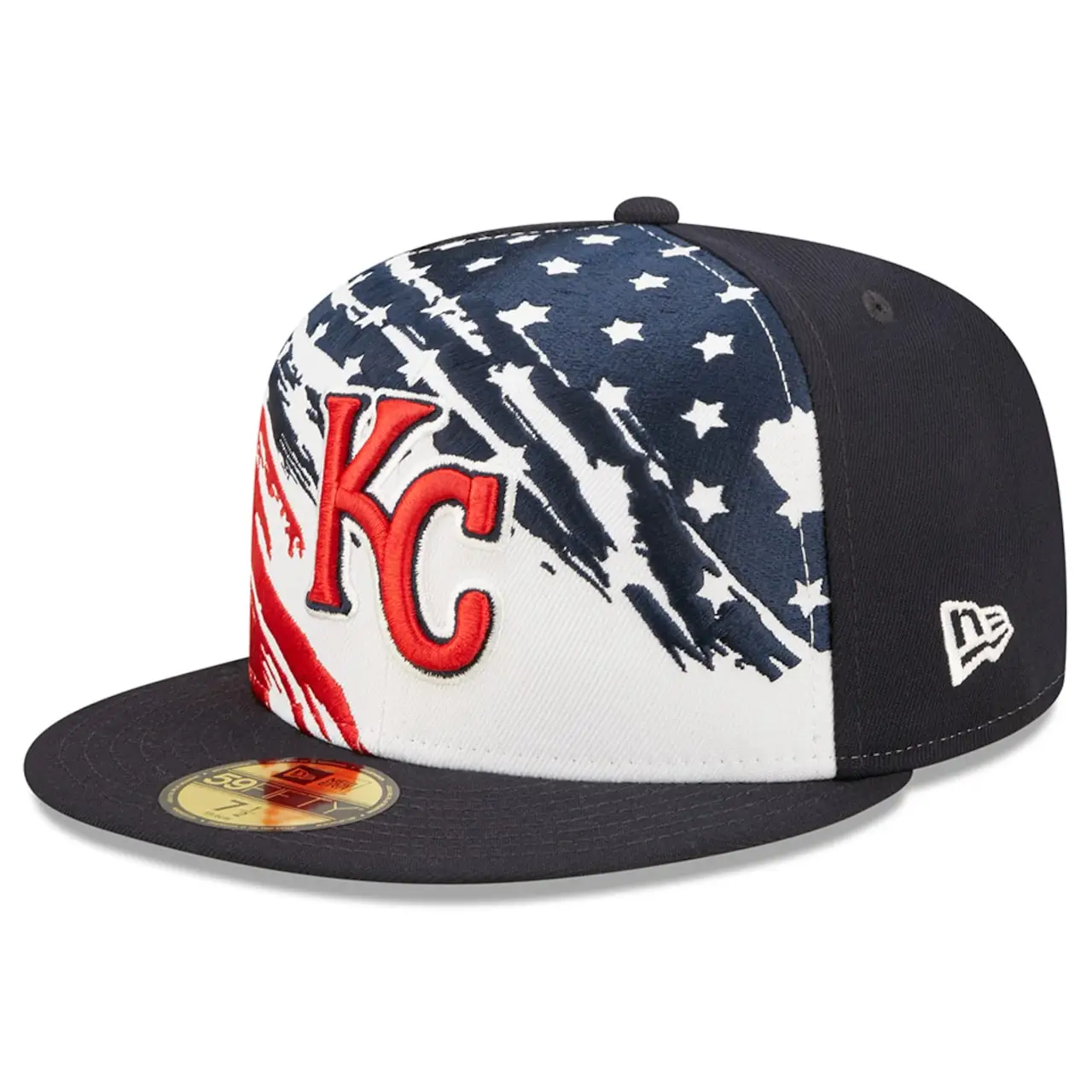 Men's Kansas City Royals New Era Navy 2022 4th Of July On-Field 59FIFTY Fitted Hat 3 Men's Kansas City Royals New Era Navy 2022 4th Of July On-Field 59FIFTY Fitted Hat