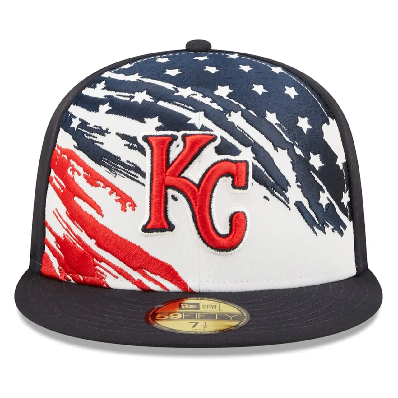 Men's Kansas City Royals New Era Navy 2022 4th Of July On-Field 59FIFTY Fitted Hat 4 Men's Kansas City Royals New Era Navy 2022 4th Of July On-Field 59FIFTY Fitted Hat - Image 2