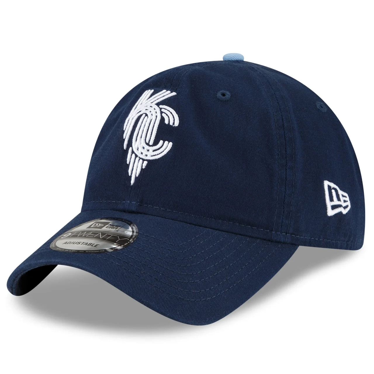 Men's Kansas City Royals New Era Navy 2022 City Connect 9TWENTY Adjustable Hat 3 Men's Kansas City Royals New Era Navy 2022 City Connect 9TWENTY Adjustable Hat