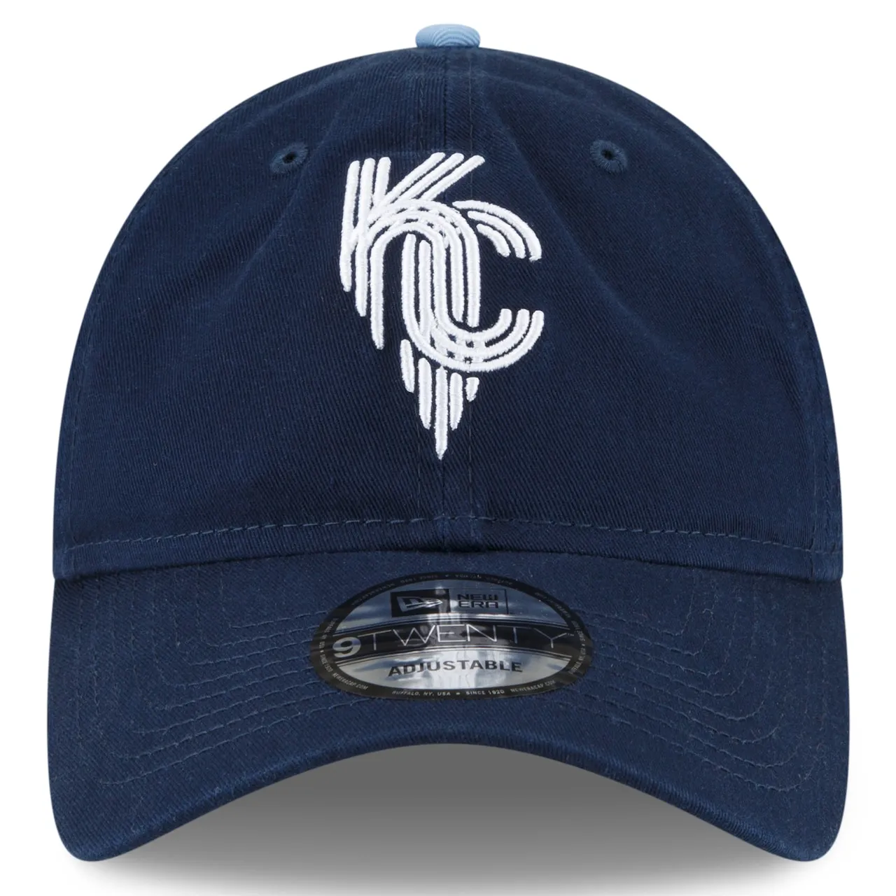 Men's Kansas City Royals New Era Navy 2022 City Connect 9TWENTY Adjustable Hat 4 Men's Kansas City Royals New Era Navy 2022 City Connect 9TWENTY Adjustable Hat - Image 2