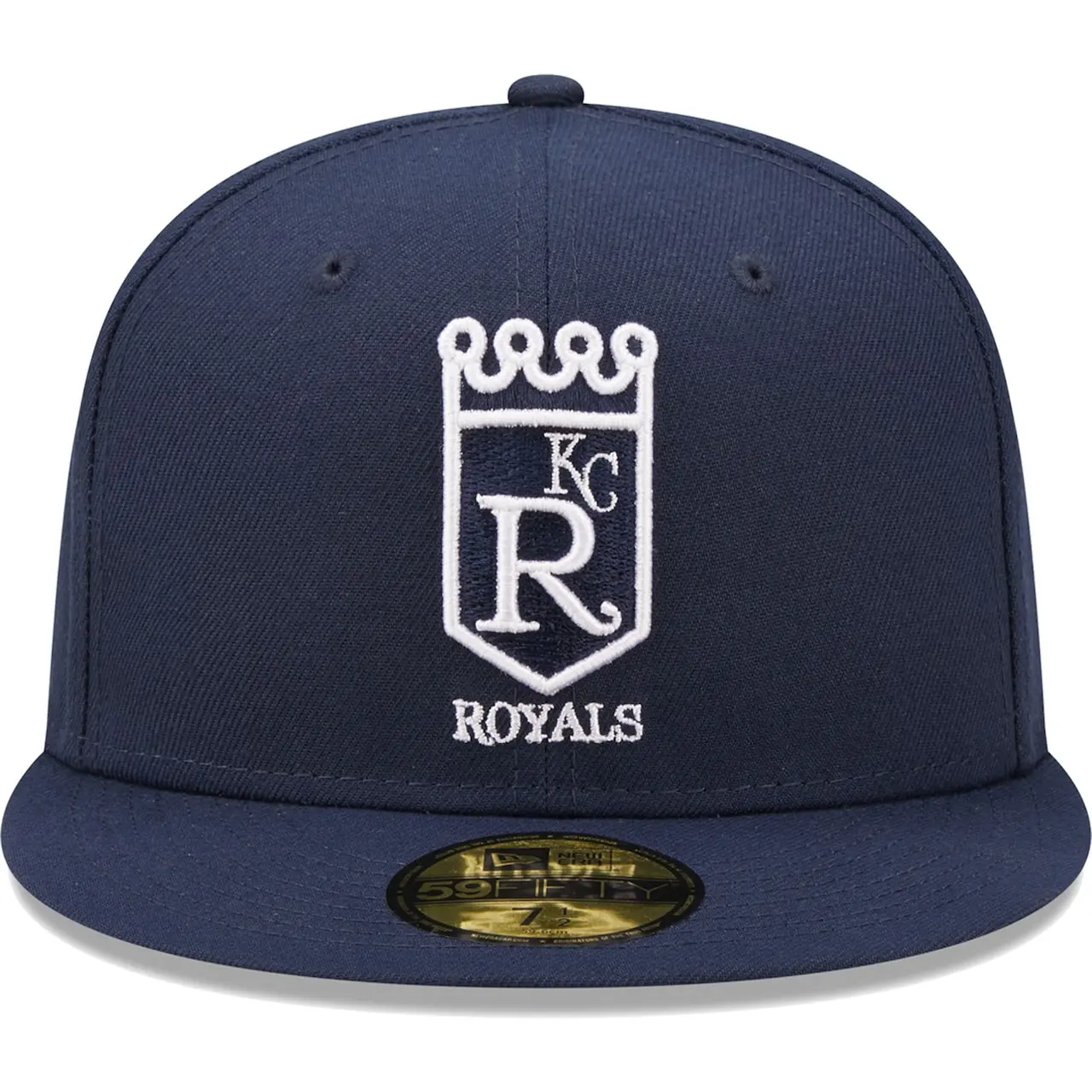 Men's Kansas City Royals New Era Navy Cooperstown Collection Oceanside Green Undervisor 59FIFTY Fitted Hat 4 Men's Kansas City Royals New Era Navy Cooperstown Collection Oceanside Green Undervisor 59FIFTY Fitted Hat - Image 2