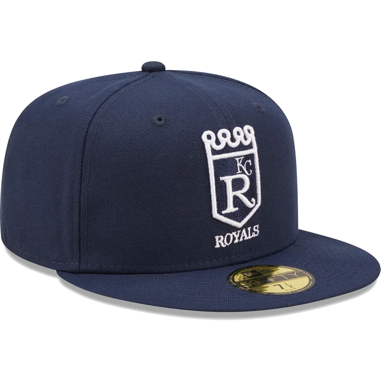 Men's Kansas City Royals New Era Navy Cooperstown Collection Oceanside Green Undervisor 59FIFTY Fitted Hat 5 Men's Kansas City Royals New Era Navy Cooperstown Collection Oceanside Green Undervisor 59FIFTY Fitted Hat - Image 3