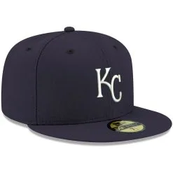 Men's Kansas City Royals New Era Navy White Logo 59FIFTY Fitted Hat -San Diego Padres Caps Sales mens new era navy kansas city royals white logo 59fifty fitted hat pi4208000 altimages ff 4208773 d600f2867568be146632alt3 full