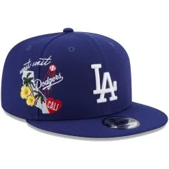 Men's Los Angeles Dodgers New Era Navy Icon 9FIFTY Snapback