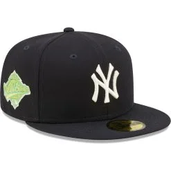 Men's New York Yankees New Era Navy 1996 World Series Champions Citrus Pop UV 59FIFTY Fitted Hat