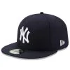Men's New York Yankees New Era Navy Game Authentic Collection On-Field 59FIFTY Fitted Hat -San Diego Padres Caps Sales mens new era navy new york yankees game authentic collection on field 59fifty fitted hat pi2659000 altimages ff 2659252alt1 full