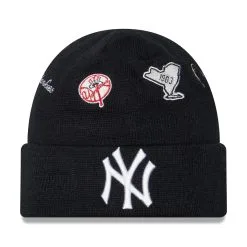 Men's New York Yankees New Era Navy Identity Cuffed Knit Hat