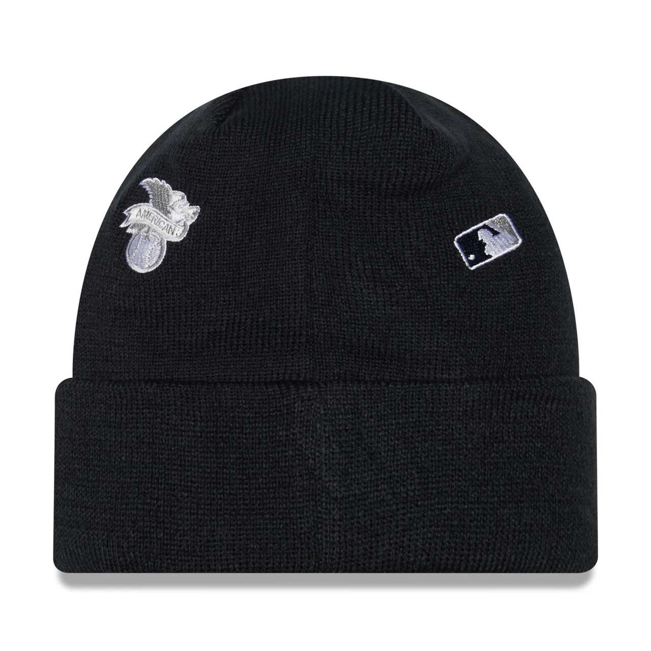 Men's New York Yankees New Era Navy Identity Cuffed Knit Hat 4 Men's New York Yankees New Era Navy Identity Cuffed Knit Hat - Image 2