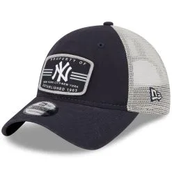 Men's New York Yankees New Era Navy Property Trucker 9TWENTY Snapback Hat