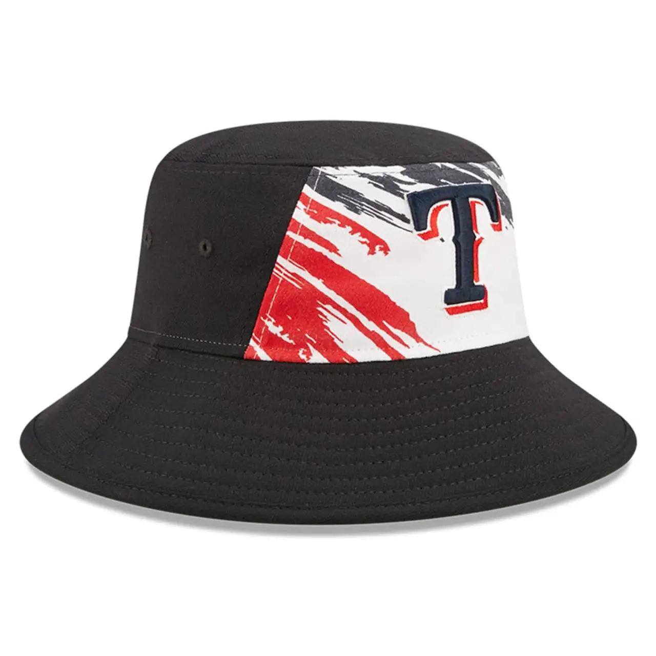 Men's Texas Rangers New Era Navy 2022 4th Of July Bucket Hat 5 Men's Texas Rangers New Era Navy 2022 4th Of July Bucket Hat - Image 3