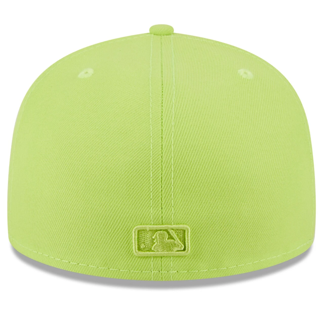 Men's Los Angeles Dodgers New Era Neon Green 2023 Spring Color Basic 59FIFTY Fitted Hat - Image 4