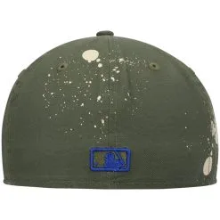 Men's Kansas City Royals New Era Olive Splatter 59FIFTY Fitted Hat -San Diego Padres Caps Sales mens new era olive kansas city royals splatter 59fifty fitted hat pi4272000 altimages ff 4272435 6ecda85ab570e35cb5d0alt4 full