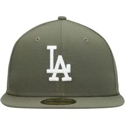 Men's Los Angeles Dodgers New Era Olive White Logo 59FIFTY Fitted Hat 7 Men's Los Angeles Dodgers New Era Olive White Logo 59FIFTY Fitted Hat -San Diego Padres Caps Sales mens new era olive los angeles dodgers white logo 59fifty fitted hat pi4208000 altimages ff 4208696 49ba96e8ece166700913alt2 full