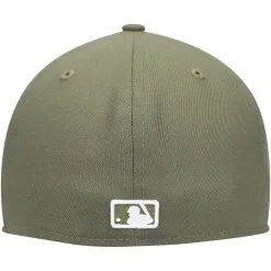 Men's New York Yankees New Era Olive White Logo 59FIFTY Fitted Hat -San Diego Padres Caps Sales mens new era olive new york yankees white logo 59fifty fitted hat pi4208000 altimages ff 4208673 8d2906dcf54625086804alt4 full