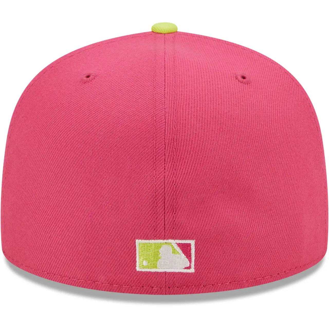 Men's Brooklyn Dodgers New Era Pink 1955 World Series Champions Beetroot Cyber 59FIFTY Fitted Hat 6 Men's Brooklyn Dodgers New Era Pink 1955 World Series Champions Beetroot Cyber 59FIFTY Fitted Hat - Image 4