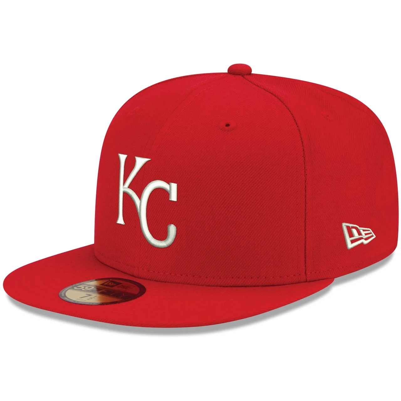 Men's Kansas City Royals New Era Red White Logo 59FIFTY Fitted Hat 3 Men's Kansas City Royals New Era Red White Logo 59FIFTY Fitted Hat