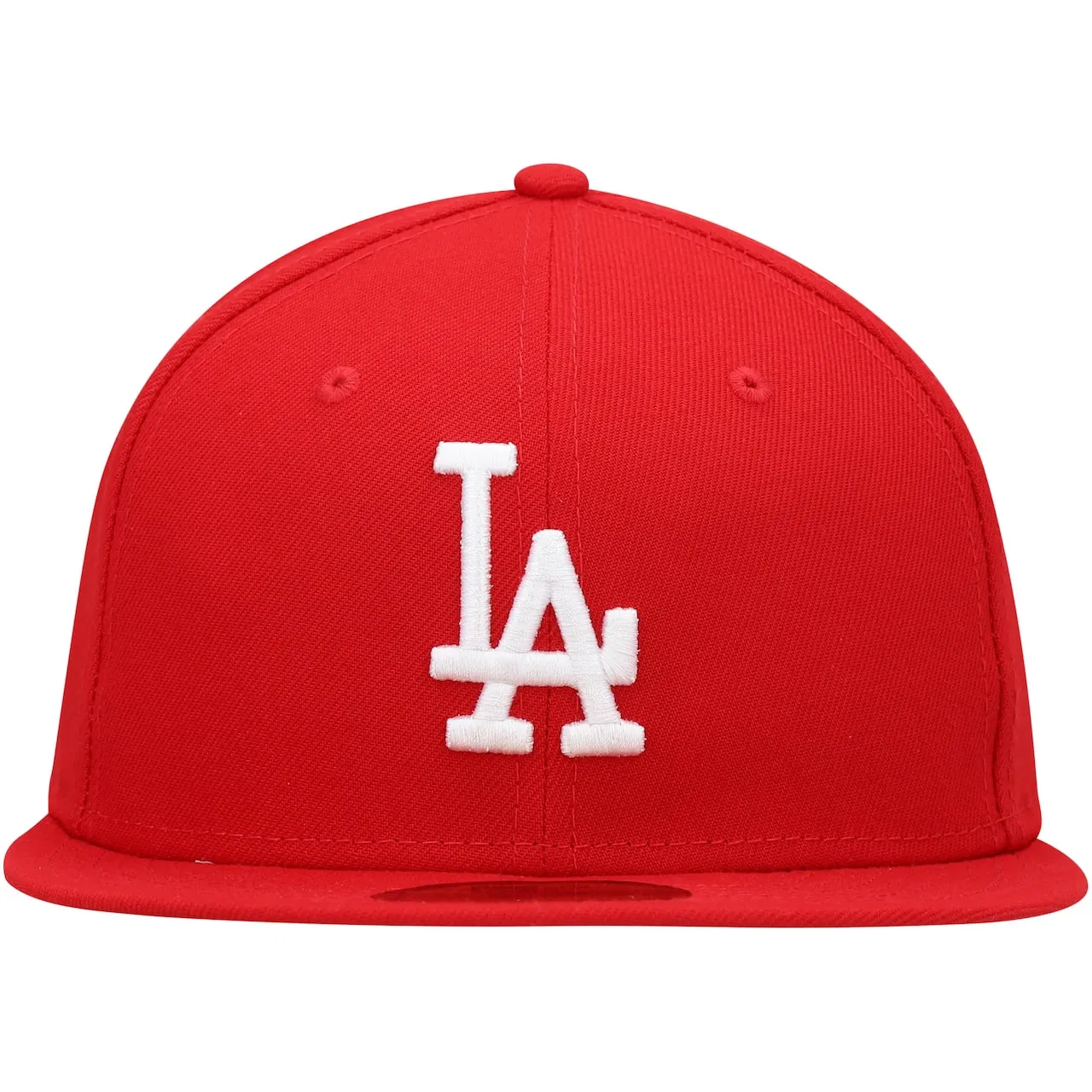 Men's Los Angeles Dodgers New Era Red White Logo 59FIFTY Fitted Hat 4 Men's Los Angeles Dodgers New Era Red White Logo 59FIFTY Fitted Hat - Image 2