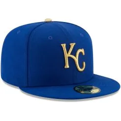 Men's Kansas City Royals New Era Royal Authentic Collection 59FIFTY Fitted Hat -San Diego Padres Caps Sales mens new era royal kansas city royals authentic collection 59fifty fitted hat pi2634000 altimages ff 2634699alt3 full