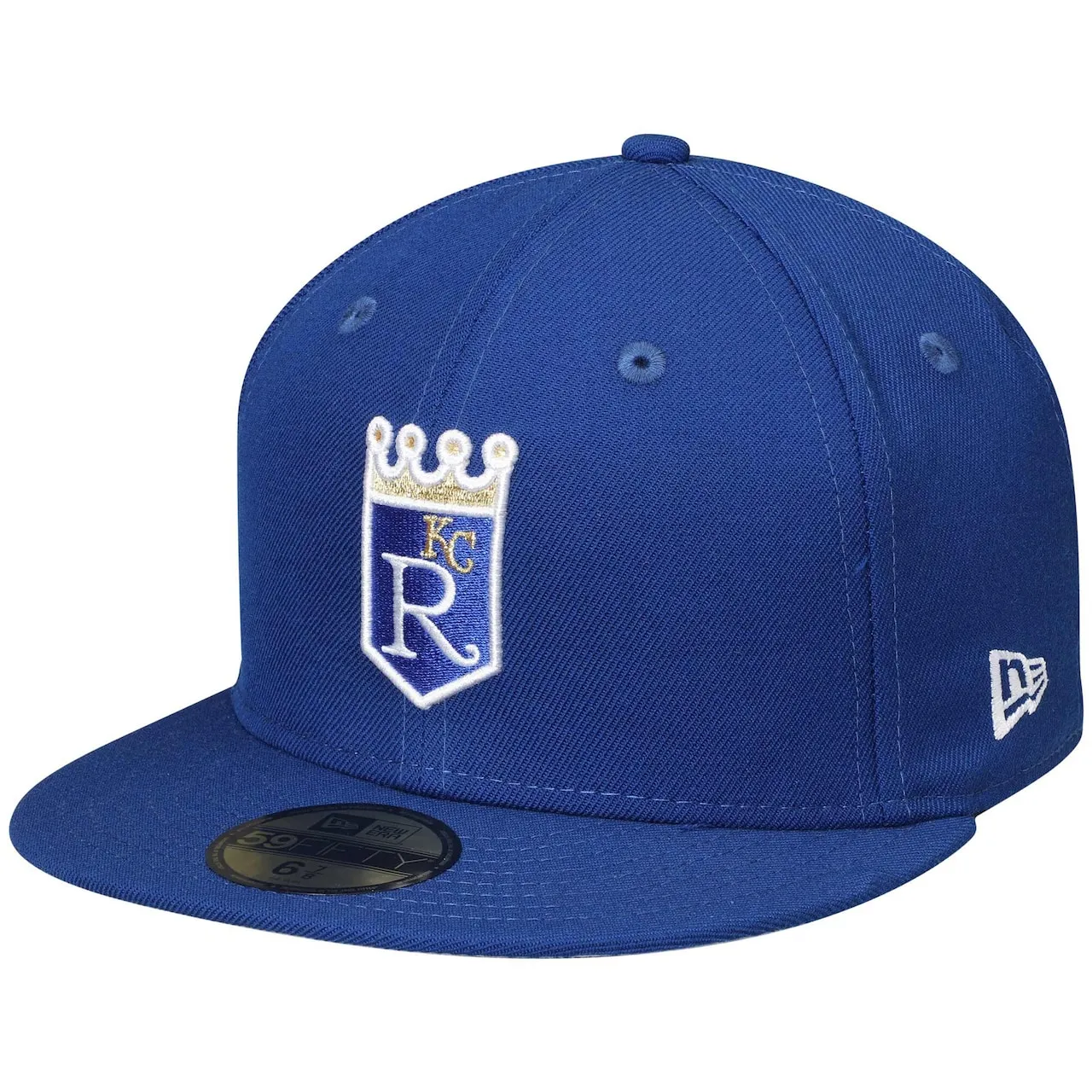 Men's Kansas City Royals New Era Royal Cooperstown Collection Logo 59FIFTY Fitted Hat 3 Men's Kansas City Royals New Era Royal Cooperstown Collection Logo 59FIFTY Fitted Hat