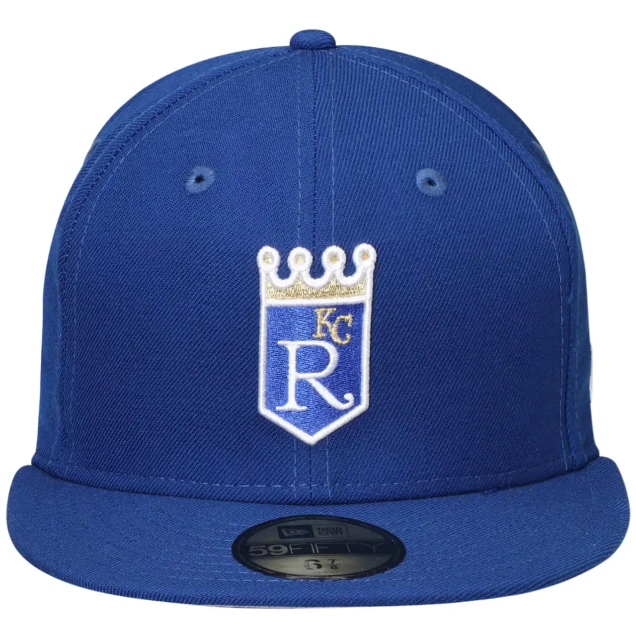 Men's Kansas City Royals New Era Royal Cooperstown Collection Logo 59FIFTY Fitted Hat 4 Men's Kansas City Royals New Era Royal Cooperstown Collection Logo 59FIFTY Fitted Hat - Image 2