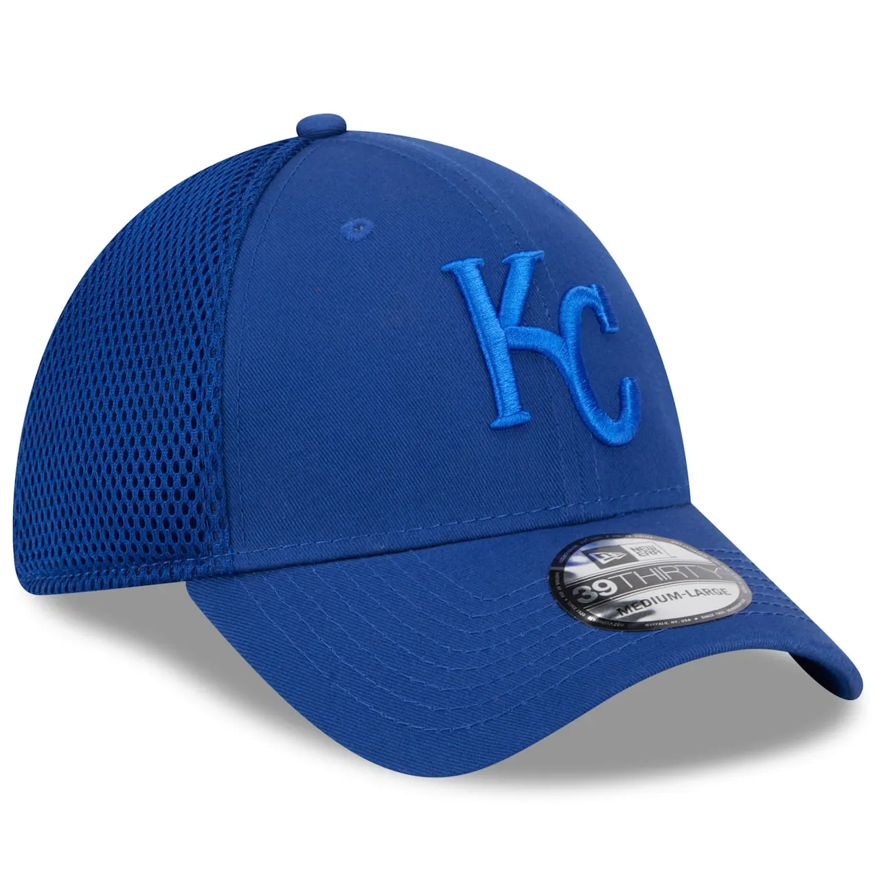 Men's Kansas City Royals New Era Royal Tonal Team Neo 39THIRTY Flex Hat 5 Men's Kansas City Royals New Era Royal Tonal Team Neo 39THIRTY Flex Hat - Image 3