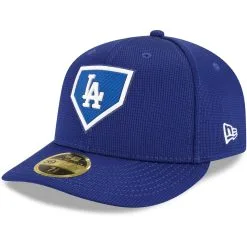 Men's Los Angeles Dodgers New Era Royal 2022 Clubhouse Low Profile 59FIFTY Fitted Hat