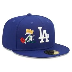 Men's Los Angeles Dodgers New Era Royal 7x World Series Champions Crown 59FIFTY Fitted Hat