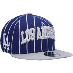 Men's Los Angeles Dodgers New Era Royal City Arch 9FIFTY Snapback Hat