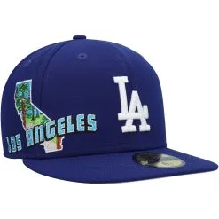 Men's Los Angeles Dodgers New Era Royal Stateview 59FIFTY Fitted Hat