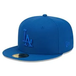 Men's Los Angeles Dodgers New Era Royal Tonal 59FIFTY Fitted Hat