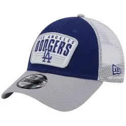 Men's Los Angeles Dodgers New Era Royal Two-Tone Patch 9FORTY Snapback Hat