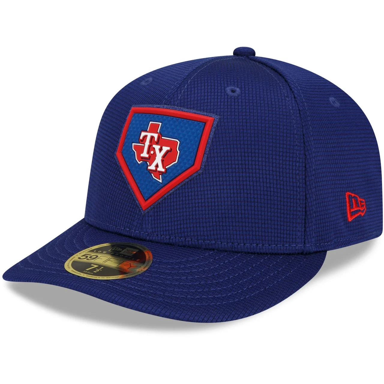 Men's Texas Rangers New Era Royal 2022 Clubhouse Alternate Logo Low Profile 59FIFTY Fitted Hat 3 Men's Texas Rangers New Era Royal 2022 Clubhouse Alternate Logo Low Profile 59FIFTY Fitted Hat