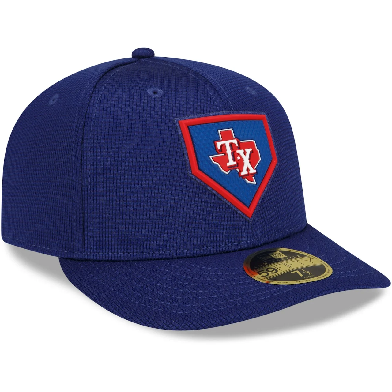 Men's Texas Rangers New Era Royal 2022 Clubhouse Alternate Logo Low Profile 59FIFTY Fitted Hat 5 Men's Texas Rangers New Era Royal 2022 Clubhouse Alternate Logo Low Profile 59FIFTY Fitted Hat - Image 3