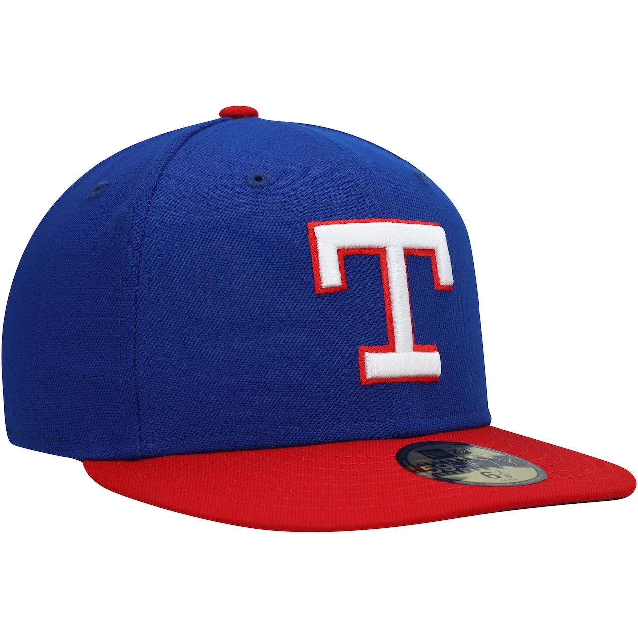 Men's Texas Rangers New Era Royal Cooperstown Collection Turn Back The Clock 59FIFTY Fitted Hat 5 Men's Texas Rangers New Era Royal Cooperstown Collection Turn Back The Clock 59FIFTY Fitted Hat - Image 3