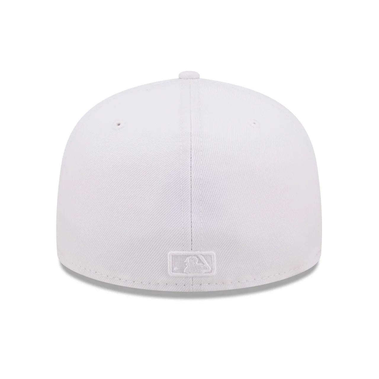 Men's San Diego Padres New Era White On White 59FIFTY Fitted Hat 6 Men's San Diego Padres New Era White On White 59FIFTY Fitted Hat - Image 4