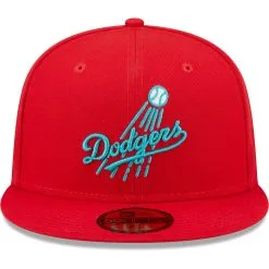 Men's Los Angeles Dodgers New Era Scarlet 60th Anniversary Teal Undervisor 59FIFTY Fitted Hat -San Diego Padres Caps Sales mens new era scarlet los angeles dodgers 60th anniversary teal undervisor 59fifty fitted hat pi4694000 altimages ff 4694105 2b1f64ad4eeb38de1219alt2 full