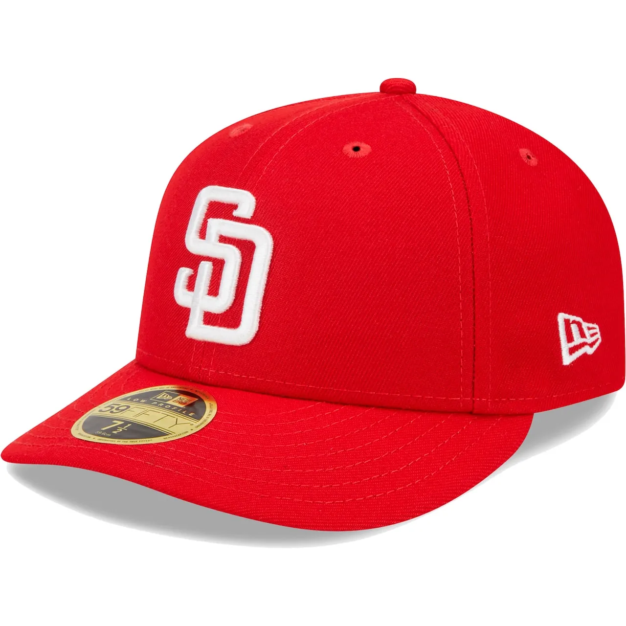 Men's San Diego Padres New Era Scarlet Low Profile 59FIFTY Fitted Hat 3 Men's San Diego Padres New Era Scarlet Low Profile 59FIFTY Fitted Hat