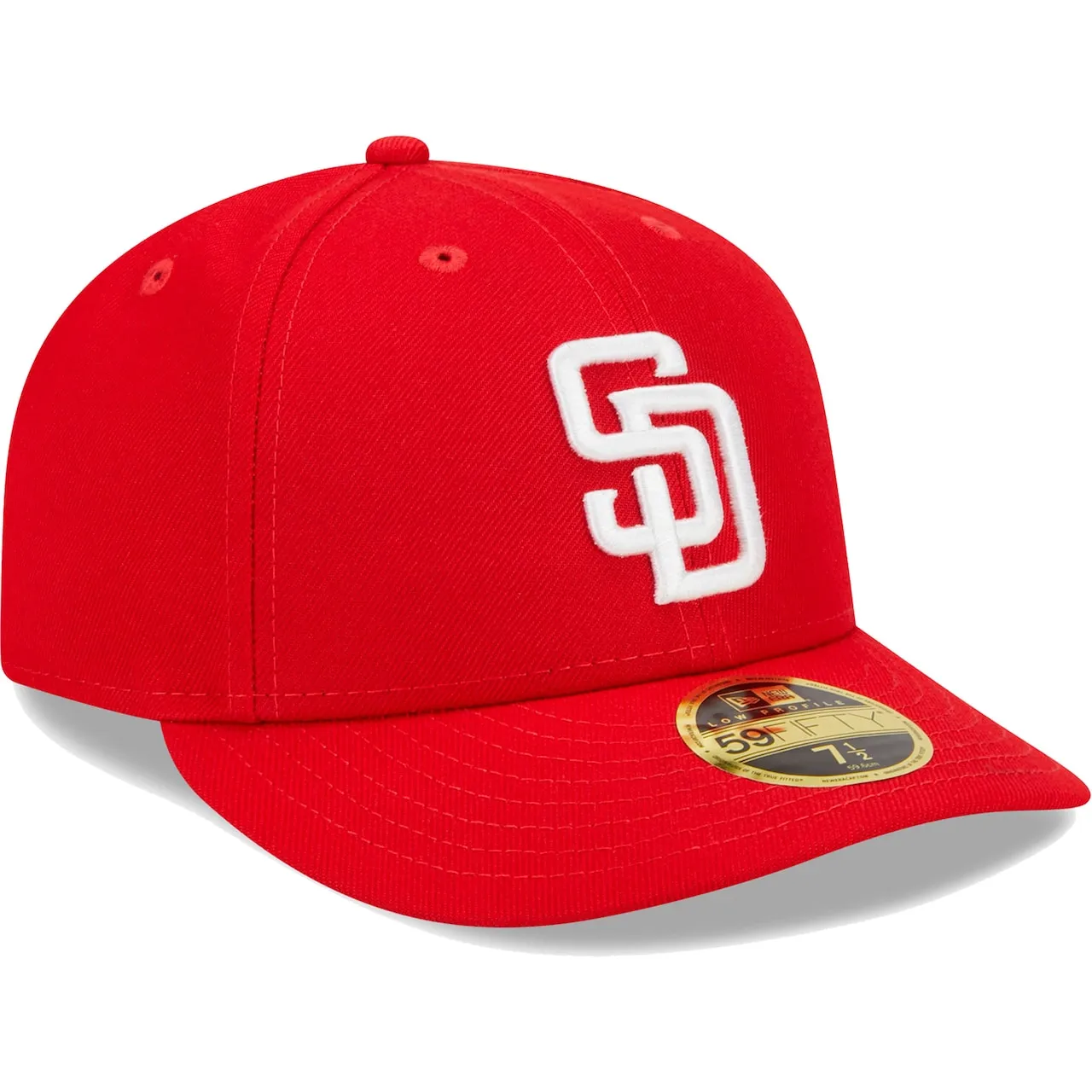 Men's San Diego Padres New Era Scarlet Low Profile 59FIFTY Fitted Hat 5 Men's San Diego Padres New Era Scarlet Low Profile 59FIFTY Fitted Hat - Image 3