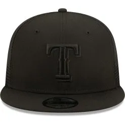 Men's Texas Rangers New Era Blackout Trucker 9FIFTY Snapback Hat 7 Men's Texas Rangers New Era Blackout Trucker 9FIFTY Snapback Hat -San Diego Padres Caps Sales mens new era texas rangers blackout trucker 9fifty snapback hat pi4416000 altimages ff 4416141 847e6d3780e5c4be635balt2 full
